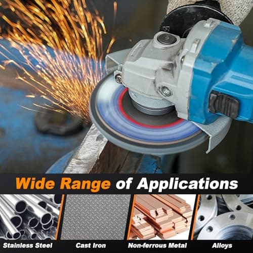 NuoDunco 120 Grit Flap Discs 4 1/2 x 7/8-Inch for Angle Grinder Sanding Disc Wheel,T29 Zirconia Grinding Wheel for Stainless Steel, Sheet Metal,Wood (10 Pack) - Thumbnail 5