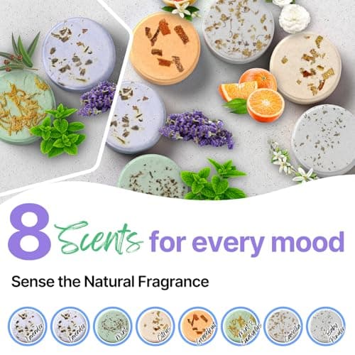 Shower Steamers Aromatherapy Blriet, Gifts for Women, Teen Girls, Wife, Her, Mom, Easter Basket Stuffers Birthday Gifts Decoration Travel Essentials Self Care Home Spa Relaxation - 8 Pack - Thumbnail 4