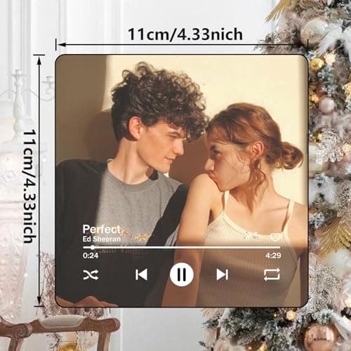 Unique Mother's Day Keepsake – Personalized Music Fridge Magnet, Custom Photo & Music Gift for Mom - Thumbnail 4