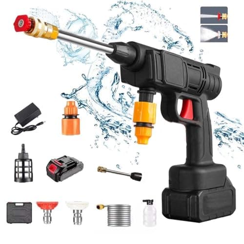 Blusonno Cordless Pressure Washer 48V 30Bar Pressure, Three Water Spraying Modes Lithium-ion Battery Powered Pressure Washer for Home Use with Hose and Spray Nozzles(Charger Include) - Image 1