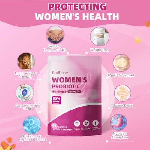Vaginal Probiotics Gummies for Women, pH Balance for Women, Feminine Probiotics Gummy for Vaginal Health, Odor Control, Gut Health, Immune Support, Pineapple Probiotic Gummies for Woman, 90 Count - Thumbnail 6