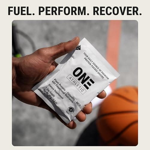 ON3 Athletic Protein Greens Supplement with chlorella, eleuthero and MCT Powder (5 Servings, Herbal) - Thumbnail 4