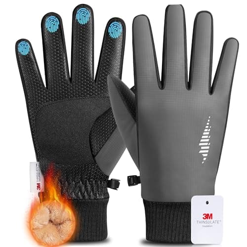 rivmount Winter Gloves 3M Warm Cold Weather Ski Snow for Men Women, Thermal Waterproof Touchscreen Windproof, Suitable for Running, Driving, Cycling, Hiking, Outdoor Sports, Daily Work