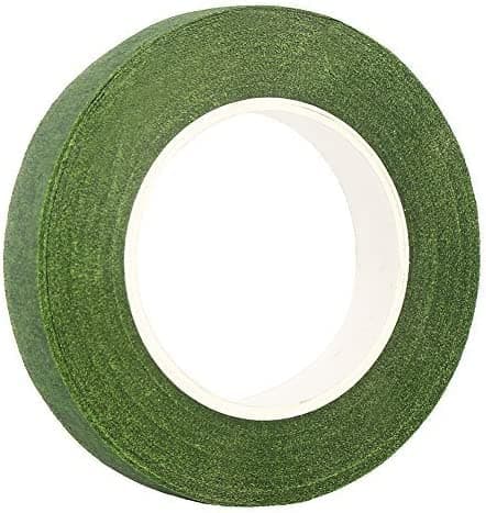 DECORA 1/2" Wide Dark Green Floral Tapes for Bouquet Stem Wrapping and Floral Crafts Supply