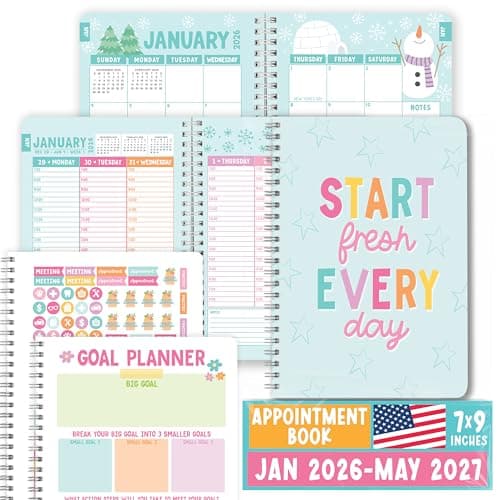 Hourly Appointment Book 2026-2027 - Appt Book 2026, Hourly Daily Weekly Monthly 2026 Appointment Planner, Schedule Planner, Scheduling Books, Appointments Calendar Home Office Business