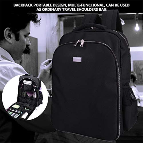 NADAENMF Barber Supplies Bag Organizer for Clippers and Supplies, Portable Clipper Bags and Cases for Men, Cosmetology Bag Hairstylist Clipper Backpack for Barber Accessories Essentials Stuff - Thumbnail 2
