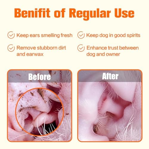 AAIHE Plus Size Dog Ear Wipes,Gently Remove Ear Wax & Dirt,Relieve Ear Itching. Fresh Coconut Scent, All Natural Ingredients Dog Ear Cleaning Wipes - 60 Count - Thumbnail 4