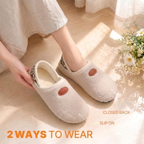 ATHMILE Slippers for Men Women Soft-Lightweight Slipper Socks Cozy Fuzzy House Shoes Slip-on Indoor Outdoor for Home Travel Gifts for Women Men - Thumbnail 2