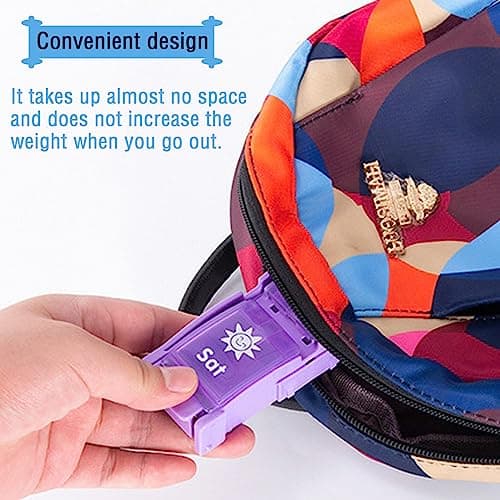 AM PM Pill Organizer 2 Times a Day, 7 Removable Daily Pill Cases with Color-Matched Lids & Base, Permanent Printed Day Labels, Large Capacity for Capsules, Fish Oil & Vitamins, BPA-Free - Thumbnail 6