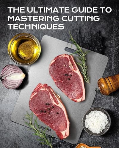 Katori Titanium Cutting Board for Kitchen, Food Grade 100% Pure Titanium Cutting Boards for Kitchen, Non-Toxic Double-Sided Chopping Board, Dishwasher Safe, Easy to Clean – 12 x 9 Inch - Thumbnail 6