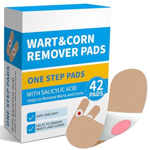 ZGjoib WART Corn Remover Pads for Feet 40% Salicylic Acid Wart Remover Pads, Corn Removers for Toes,Body - Image 1