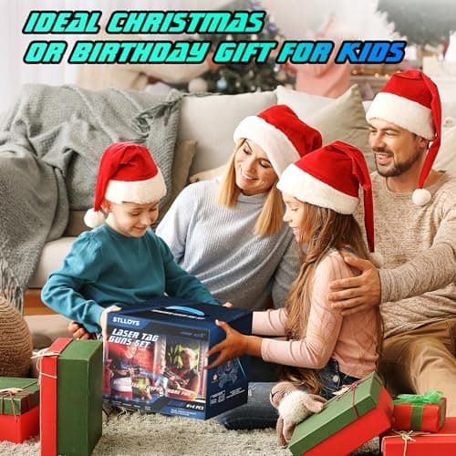 Stlloys Laser Tag, Laser Tag Guns Set of 4 with Vests, Infrared Lazer Tags Game, Lazer Tags Set 4 Player for Kids Adults, Toys for Kids Ages 6 7 8 9 10 11 12+ Year Old Boy Birthday - Thumbnail 6