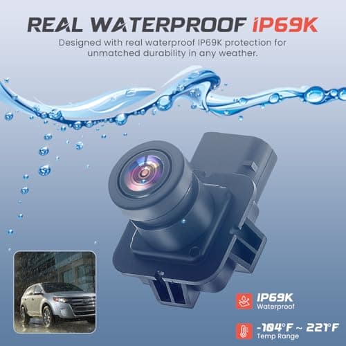 Ford Explorer Backup Camera OEM Kit, Compatible with 2011 2012 2013 2014 2015 Ford Explorer Back up Rear Camera Accessories Replacement OE Number BB5Z-19G490-A BB5Z19G490A EB5Z19G490 DB5Z19G490 - Thumbnail 5