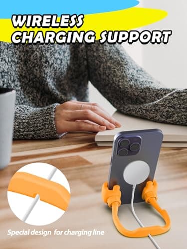 Gifts for Mothers Day Teens Girls Boys Kids Adults Gifts Cell Phone Stand: UPGRADE Adjustable Thumbs Up Lazy Phone Holder for Desk Fun Gadgets Birthday Gift Ideas for Teenager Women Trendy Stuff - Thumbnail 6