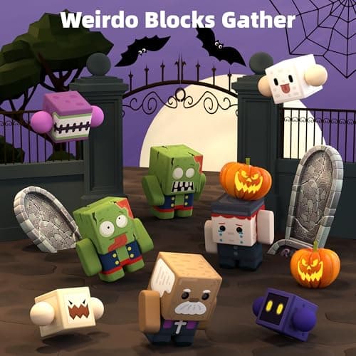 GobiDex 108PCS Magnetic Blocks & Figures Crew Playset, Build Weird Monster MagWonder with STEM Building Toys, Pretend Play Montessori Gift for Boys and Girls 3+ Years Old - Thumbnail 5