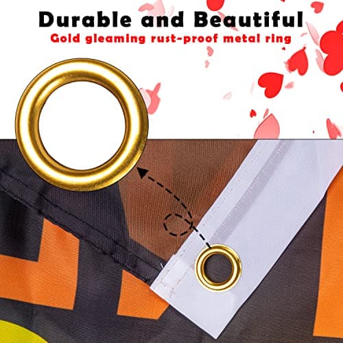 Spxkd Progress Pride Flag 3X5 Foot 2Pcs Outdoor Indoor Waterproof Rainbow LGBT Flag with Brass Grommets - Thumbnail 3