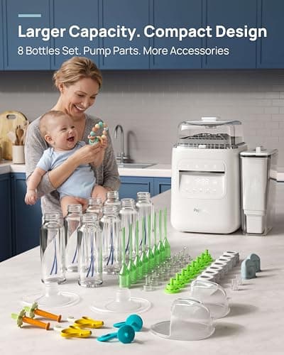 Papablic SafeguardPlus Bottle Washer, Sterilizer &Dryer, Water Purification - Thumbnail 5