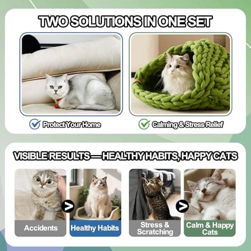 AutumnNest Cat Spray 2-Pack Furniture Saver Kit – 150ml Cat Deterrent Spray + Calming Catnip Spray – Anti-Scratch Training & Stress Relief Solution for Indoor Cats & Kittens - Thumbnail 4