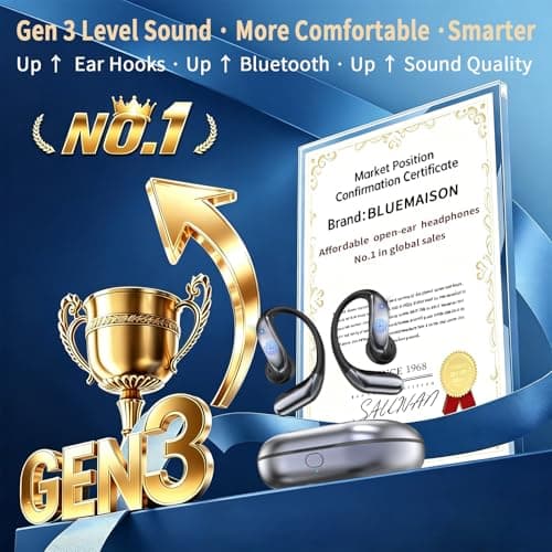 AI Translation Earbuds Real Time - Translator Headphones 198 Languages, Audifonos Traductores Inglés Español Translating Headsets Wireless Bluetooth 6.1 for Travel, Meeting & Learning - Classic Black - Thumbnail 2