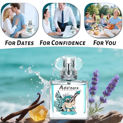 Adonara Original Pheromone for Men's Hypnasure 2.0 - Infused Cologne [2025 Upgraded] - Real Pheromone Perfume EDP Fragrance -Long Lasting - Enhance Attraction Valentine's Day Gift 1.7 Fl Oz - Thumbnail 6