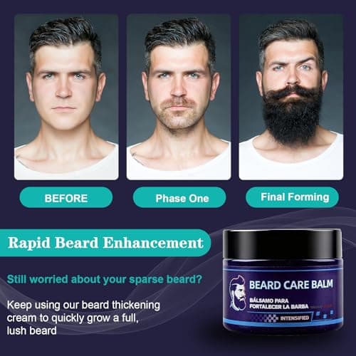 Xaninp Beard Nourishing Balm, A Moisturizing and Strengthening Formula Enriched with Plant Extracts, Making Your Beard Appear Fuller and Thicker - 3.5 oz (100 ml) - Thumbnail 4