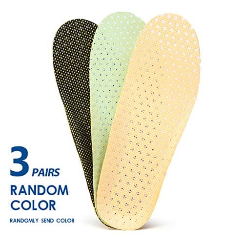 XINIFOOT 3 Pairs Comfortable Breathable Insoles - Comfort Cushioned for Running Walking Hiking, Replacement Comfort Inserts Shoes Pad for Men (US8-11) - Thumbnail 4