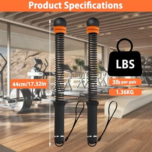 Ropeless Battle Ropes - Load-Adjustable, Slip-Resistant Design, Portable & Easy to Store | Battle Ropes for Home Gym,| Ideal for Fitness Enthusiasts, Beginners & Busy Professionals (Black) - Thumbnail 6