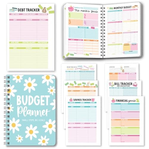 Hadley Designs 2026 Budget Planner and Monthly Bill Organizer - Budget Book & Financial Planner, Monthly Budgeting Planners and Tracker, Bill Planners & Expense Tracker Notebook, Graduation Gifts 2026