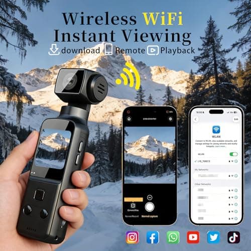 AHUMADOR DE Body Cameras with Audio and Video Recording,Pocket Camera for Vlogging,Blogging,YouTube,Travel and Content Recorder with 128GB Card - Thumbnail 5