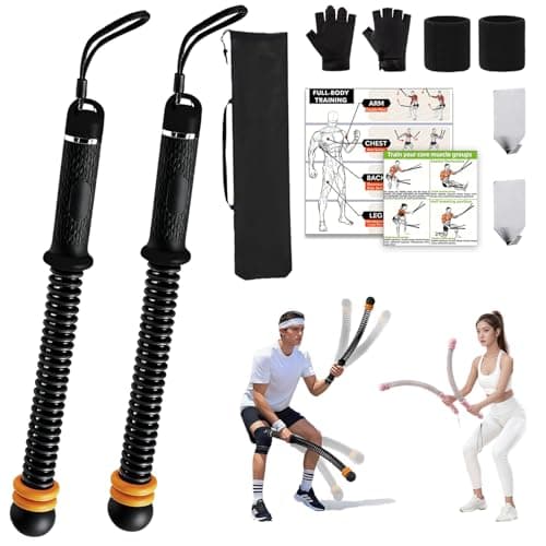 NONGKANG Adjustable Ropeless Battle Ropes, Portable Cordless Workout Rope for Home Gym — HIIT, Strength & Low-Impact Cardio, Variable Resistance, Quiet Training for Men & Women, Include Storage Bag - Image 1