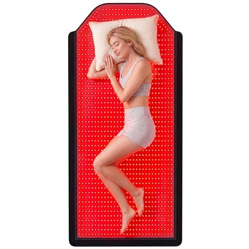 MICEYLIVE Red Light Therapy Mat Full Body,73"x33''Red Light Therapy Blanket with 1395 LEDs,660nm & 850nm Dual Wavelength for Full Body Joint Muscle Pain Relief & Sleep Improvement - Image 1