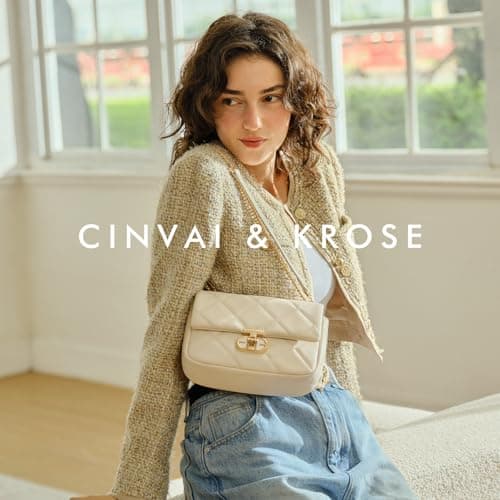 CinvaiKrose Women's Pebble Tabby Shoulder Bag, Shoulder Bag For Women Crossbody Handbags, Leather For Three Carrying Styles - Thumbnail 3