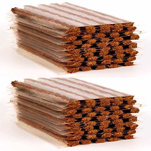 DAIFUQIHUA 100 Pcs Tire Plugs, The Strings of Tire Repair Kit, Tire Patch Plugs, Plugs to Fix A Flat, Suits Car, ATV, UTV, Motorcycle, Wheelbarrow - Image 1