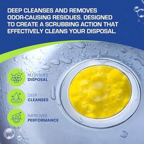 True Fresh Garbage Disposal Cleaner Tablets, Large 15g Drop-In Fresh Ocean Tablets, Deep Foaming Sink & Drain Cleaner for Buildup, Grease & Residue, Disposal Cleaner and Deodorizer, 24 Pack XL Value! - Thumbnail 5