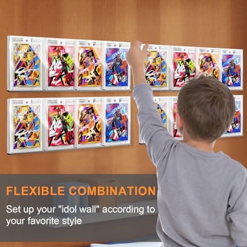 Sports Card Display Case for Evolving Collections, 35PT Graded Card Display Frame for Collector, Card Display Case for Football Basketball Hockey Psa and Trading Card - Thumbnail 6