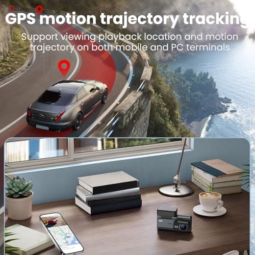 Yonvim 4K+2K Dash Cam Front and Rear, 5G WiFi GPS, 32GB Card Included, 3.39" Screen Dual Dashcam, G-Sensor, 24H Parking Mode, WDR, Dash Camera for Cars - Thumbnail 5