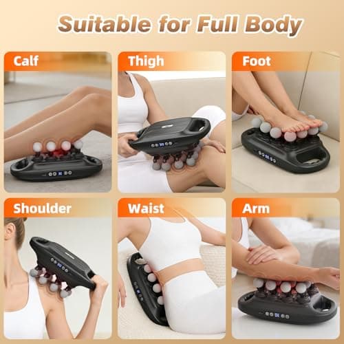 Prisag 16 Head Deep Tissue Massage Gun, Percussion Muscle Massager with 3 Modes & 30 Intensities, Ultra-Quiet Massage Gun for Back,Shoulders, Legs, Foot, Muscle Pain Relief, Ideal Gift for Men Women - Thumbnail 3