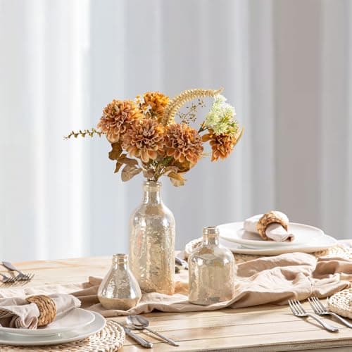 Ceramic Vase Set of 3, Decorative Vases Home Decor Modern Neutral Flower Pampass Boho Vase for Living Room, Table, Mantel, Entryway, Bookshelf, Kitchen, Bedroom, Bathroom - White - Thumbnail 4