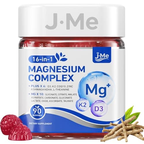 Magnesium Complex for Women & Men,16-in-1 Magnesium Complex Gummies -Vegan - Image 1