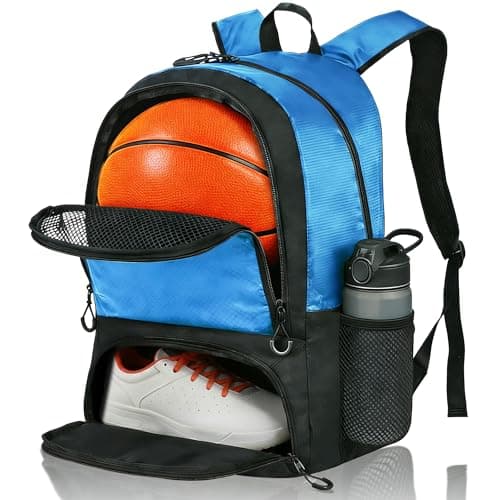 StorForge Basketball Backpack,Waterproof Large Sports Equipment Bag with Ventilation Ball Holder & Shoe Compartment, for Basketball, Soccer, Volleyball,Gym and Travel - Image 1