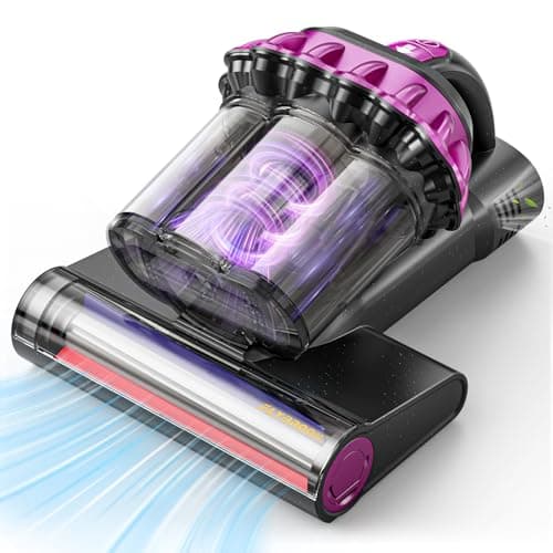 Flybroom Mattress Vacuum Cleaner 550W 18KPa Bed Vacuum Cleaner with Smart Dust Sensor, UV-C Light, 149°F Heat, HEPA Filter, Handheld for Bed Sofa Couch - Image 1