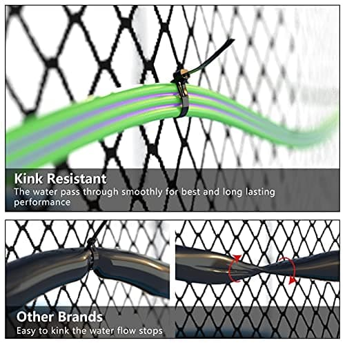 Jasonwell Trampoline Sprinkler Kids Outdside: Trampoline Accessories Waterpark Tropical Party Summer Outdoor Fun Water Games Toys Sprinklers Backyard Water Park Activity Toy for Kids Boys Girls (39FT) - Thumbnail 3