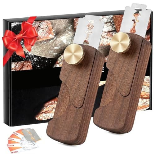 IMUMU Magnetic Bread Lame Scoring Tool with 5 Razor Blades,Handcrafted sourdough scoring tool,Bread Scorer Dough Scoring Knife for Artisan Baking(2-Pack) - Image 1