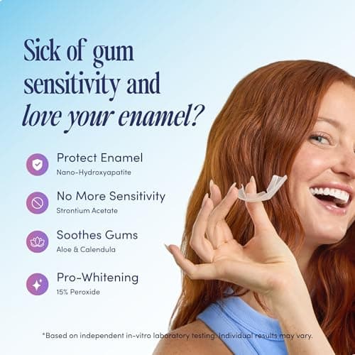 Boca Bella Teeth Whitening U-Wraps – 10 Treatments – 15% Hydrogen Peroxide, Enamel-Safe, No Harsh Sensitivity – Patented Strip Design with Aloe, Calendula & Peppermint – Fast, Even Whitening - Thumbnail 6