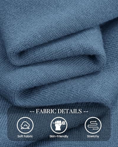 BTFBM Cardigan Sweaters for Women 2026 Lightweight Sweater Button Down Casual Knit Shrugs Tops Spring Fashion Clothing(Dark Blue, Large) - Thumbnail 6