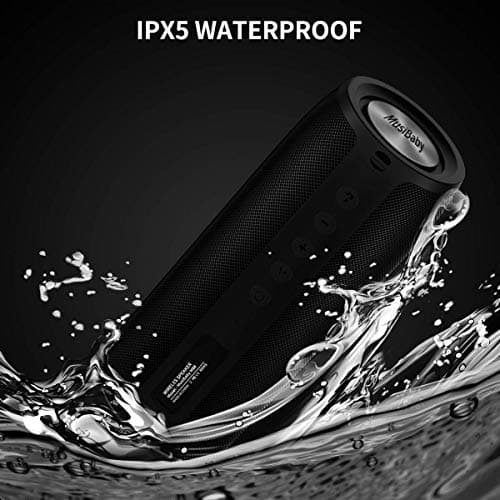Musibaby Bluetooth Speaker, M88 Speakers,Dual Pairing, Bluetooth 5.3,Loud Stereo Sound,Booming Bass,30H Playtime for Home& Outdoor Party,Beach,Portable Speaker,Gifts(Black) - Thumbnail 4