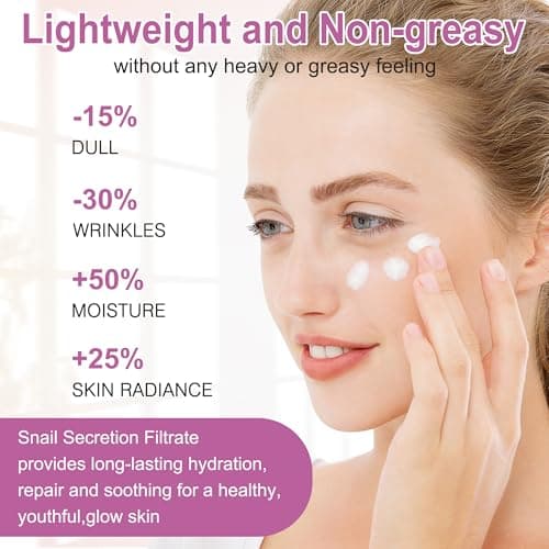 Christmas Gifts for Women,7 Pcs Skin Care Set,Hydrating Moisturing Repairing Soothing Snail Mucin Facial Skin Care Routine Kit for Dull Skin & Dry Skin,Skincare Gift Set Women - Thumbnail 5