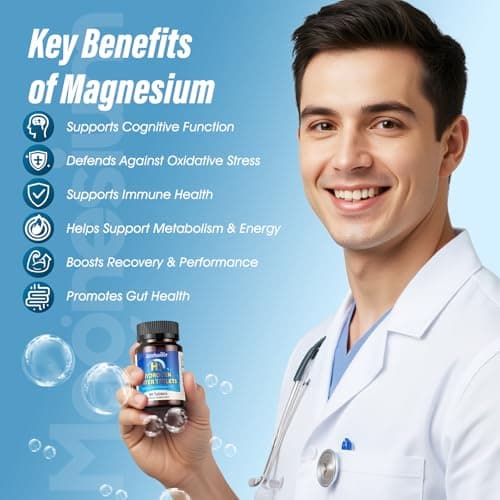Hydrogen Water Tablets with 150MG Magnesium, 10 PPM H2 Hydrogen Tablets for Drinking Water, Rich in Antioxidants, Supports Cellular Health, Recovery, Immune & Brain Cognitive Function (90 Servings) - Thumbnail 5