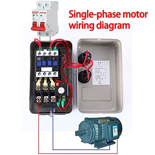 Magnetic Motor Starter 3 Phase Single Phase Magnetic Starter 5 Hp 220/240v Electric Motor Starter(for air Compressor) - Thumbnail 6