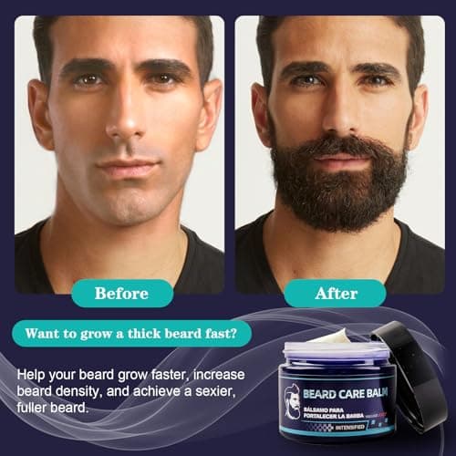 Xaninp Beard Nourishing Balm, A Moisturizing and Strengthening Formula Enriched with Plant Extracts, Making Your Beard Appear Fuller and Thicker - 3.5 oz (100 ml) - Thumbnail 2